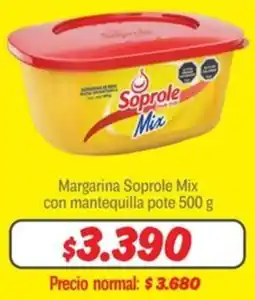 Mayorista 10 Soprole mix margarina con mantequilla pote oferta