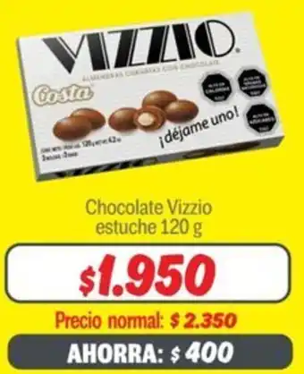 Mayorista 10 Vizzio chocolate estuche oferta