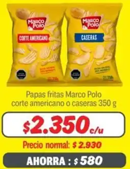 Mayorista 10 Papas fritas marco polo corte americano o caseras oferta