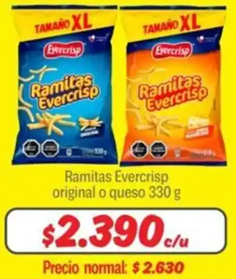 Mayorista 10 Ramitas evercrisp original o queso oferta