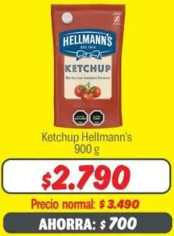 Mayorista 10 Hellmann's ketchup oferta