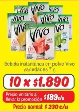 Mayorista 10 Vivo bebida instantánea en polvo variedades oferta