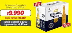 Mayorista 10 Corona extra pack cerveza oferta