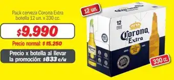 Mayorista 10 Corona extra pack cerveza oferta