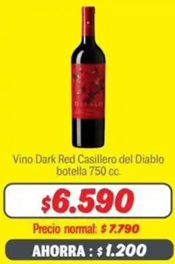 Mayorista 10 Vino dark red casillero del diablo botella oferta