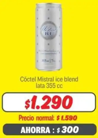 Mayorista 10 Mistral ice blend cóctel oferta