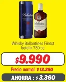 Mayorista 10 Whisky Ballantines Finest botella oferta