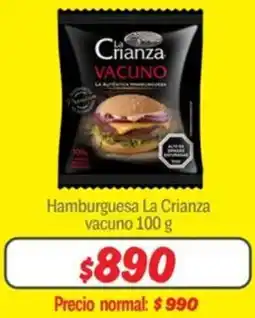 Mayorista 10 La crianza hamburguesa vacuno oferta