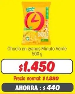 Mayorista 10 Minuto choclo en granos verde oferta