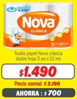 Mayorista 10 Nova clásica toalla papel doble oferta