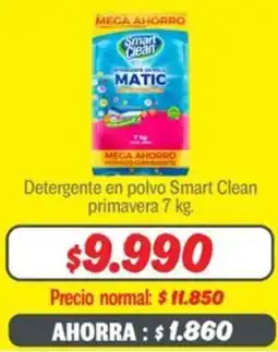 Mayorista 10 Detergente en polvo smart clean primavera oferta