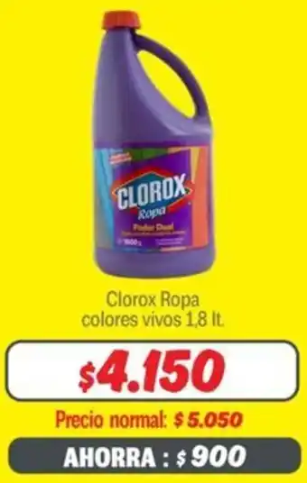 Mayorista 10 Clorox ropa colores vivos oferta