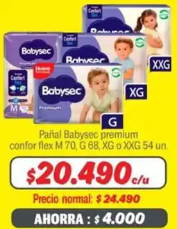 Mayorista 10 Babysec pañal premium oferta