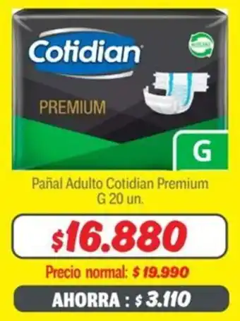 Mayorista 10 Cotidian premium pañal adulto oferta