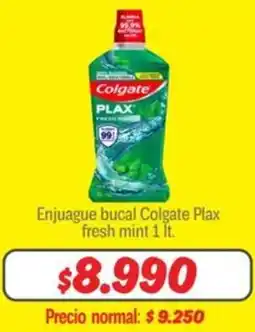 Mayorista 10 Colgate plax enjuague bucal fresh mint oferta