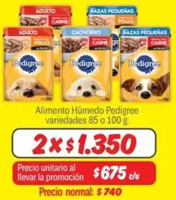 Mayorista 10 Pedigree alimento húmedo variedades oferta