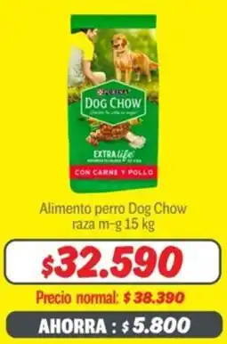 Mayorista 10 Dog chow alimento perro raza m-g oferta