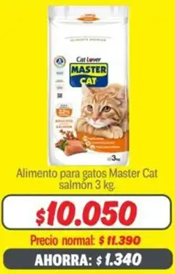 Mayorista 10 Master cat alimento para gatos salmon oferta