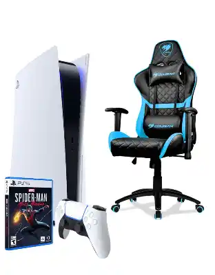 Claro PS5 + Juego + Silla Gamer Cougar oferta