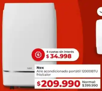 Easy Nex aire acondicionado portátil oferta