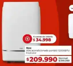 Easy Nex aire acondicionado portátil oferta