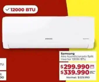 Easy Samsung aire acondicionado split inverter 12000 btu oferta