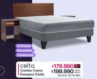 Abcdin Celta combo cama europea cádiz oferta