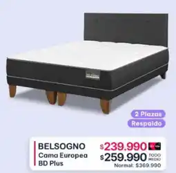 Abcdin Belsogno cama europea BD plus oferta