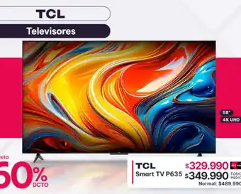 Abcdin Tcl televisores smart tv P635 oferta