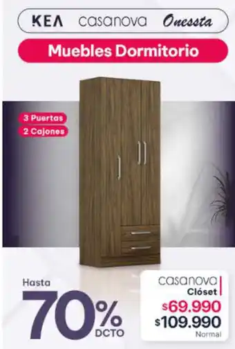 Abcdin Casanova clóset oferta