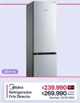 Abcdin Midea refrigerador frío directo oferta