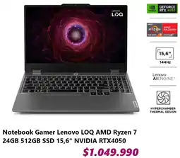 Abcdin Lenovo notebook gamer LOQ AMD ryzen 7 oferta