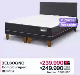 Abcdin Belsogno cama europea BD plus oferta