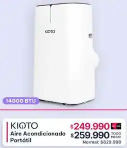 Abcdin Kioto aire acondicionado portátil oferta