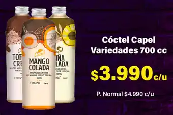 Supermercado El Trébol Cóctel capel variedades oferta