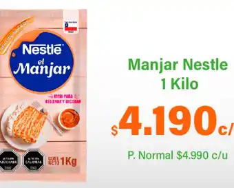 Supermercado El Trébol Manjar nestle oferta