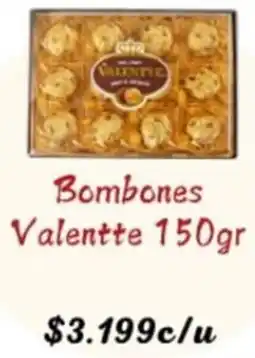 Supermercados Romanini Bombones valentte oferta