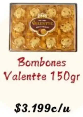 Supermercados Romanini Bombones valentte oferta