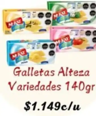 Supermercados Romanini Galletas alteza variedades oferta