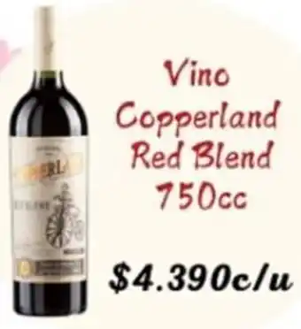 Supermercados Romanini Vino copperland red blend oferta