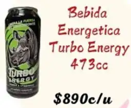 Supermercados Romanini Bebida energetica turbo energy oferta