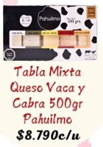 Supermercados Romanini Tabla mixta queso vaca y cabra oferta