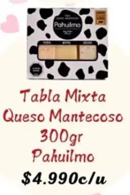 Supermercados Romanini Tabla mixta queso mantecoso oferta