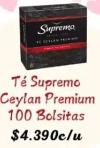 Supermercados Romanini Té supremo ceylan premium oferta