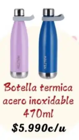 Supermercados Romanini Botella termica acero inoxidable oferta