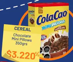 Provimarket Colacao cereal chocolate mini pillows oferta