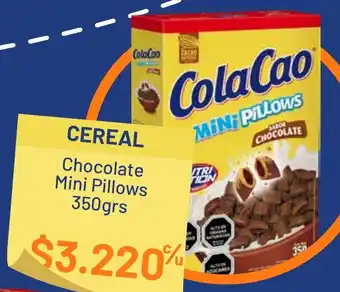 Provimarket Colacao cereal chocolate mini pillows oferta