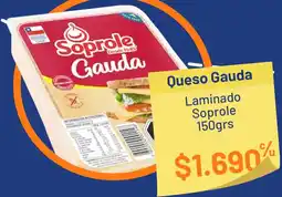 Provimarket Queso gauda laminado soprole oferta