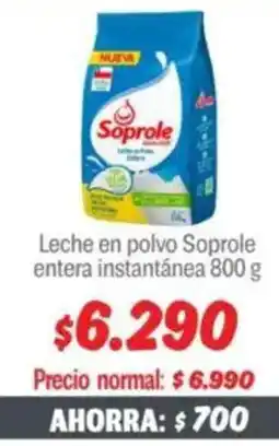 Mayorista 10 Soprole leche en polvo entera instantánea oferta