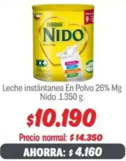 Mayorista 10 Nido.1 leche instantanea en polvo 26% oferta